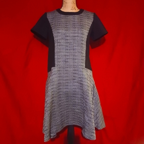 Madewell Textured "Tribune" Dress - Picture 2 of 11